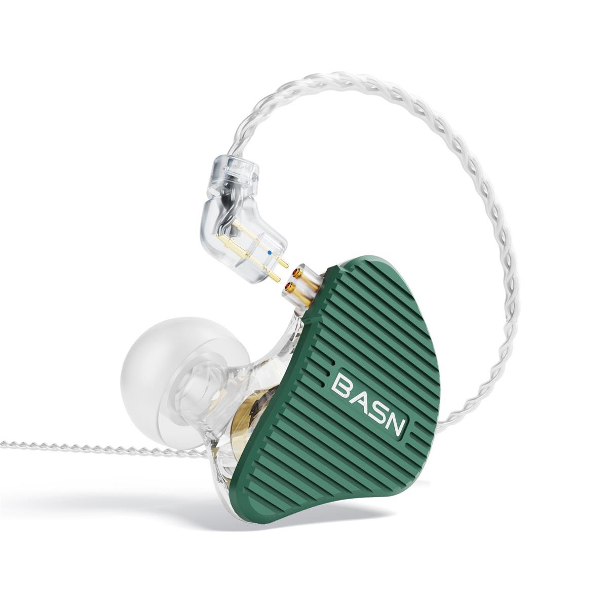 BASN MiX-PD (Planar Driver+DD) In Ear Monitor Headphone (Green)