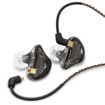 BASN Bmaster Triple Drivers In Ear Monitor Headphones (Purple)