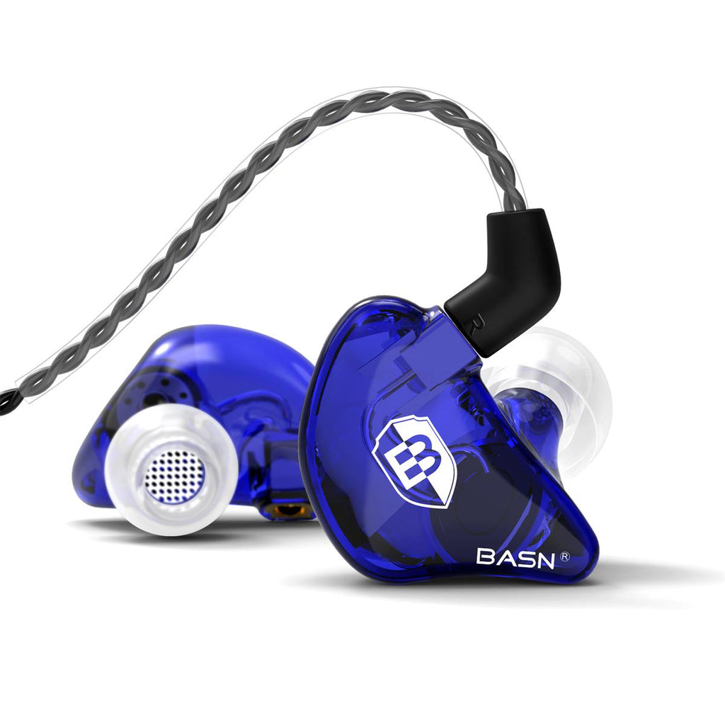 BASN Bsinger PRO 2-Pin In-Ear Monitor Headphones (Purple)